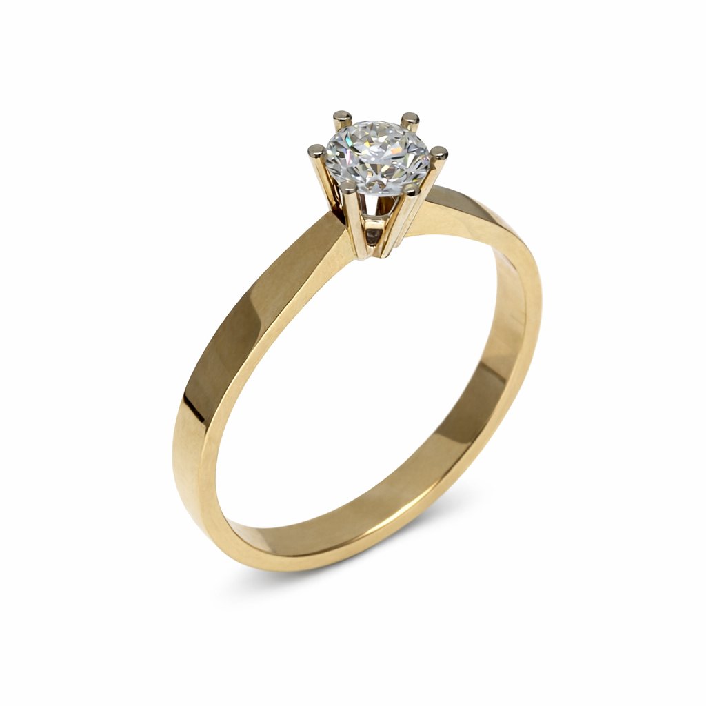 Solitaire ring 0.62 crt.